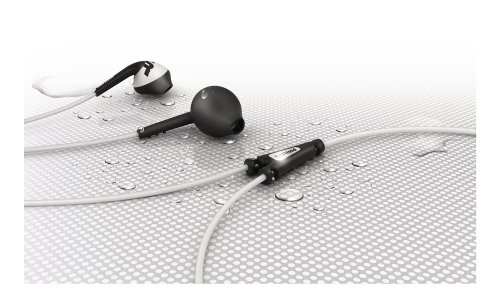 Image of Philips ActionFit SHQ1200WT /28 In-ear Headphones (Black and White)