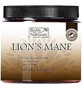 Reddy Naturals Aryana Lion's Mane Powder - Lion's Mane Mushroom Extract Supplement for Cognitive ...