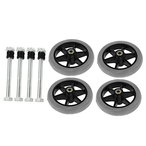 Holibanna Wheelchair Wheels Pcs Replacement Front Wheels Easy Installation for Wheelchair Supplies