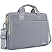 KIZUNA Laptop Tasche 17 17.3 Zoll Laptoptasche Notebook Hülle für 17" Lenovo IdeaPad 3i Gen 7/ThinkBook Plus 17/ASUS Vivobook/LG gram/Dell/Razer/MSI Wasserdichte Schultertasche, Grau