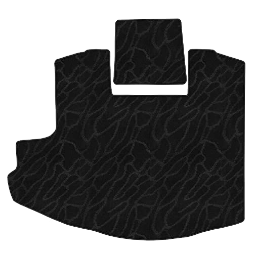 Aviles 新型 クラウンクロスオーバー 35系 ラゲッジマット フロアマット トランクマット【16色から選択】(04:ウェーブ × ブラック)