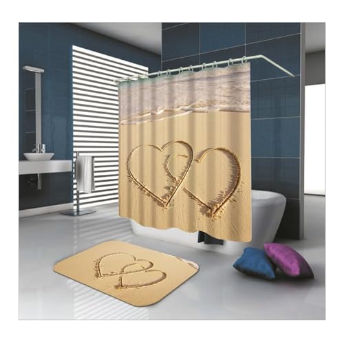 Rideau de douche polyester imperméable contre les éclaboussures - 2