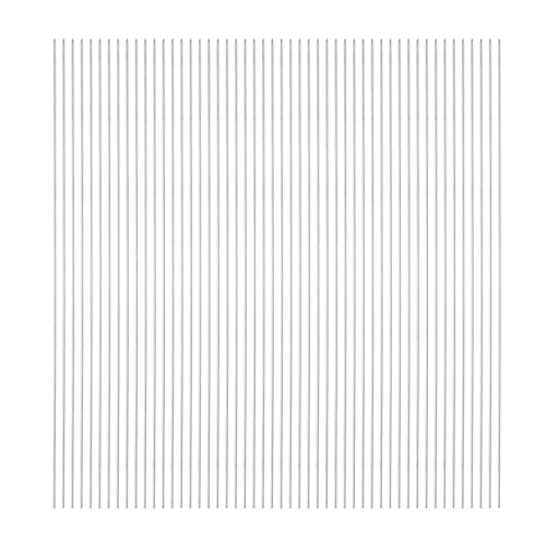 QUARKZMAN 50 piezas de Brochetas de Metal 34cm x 1.3mm Palitos Redondos de Acero Inoxidable Reutilizables para Barbacoa al Aire Libre Parrilla de Parrilla para Carne, Camarones