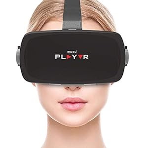 Irusu PlayVR Premium VR Headset Without Remote Controller for Smartphones for Experiencing Virtual Reality(Grey)