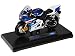 Produktbild Suzuki GSX-R750 Blau Weiss 1/18 Welly Modell Motorrad mit individiuellem Wunschkennzeichen