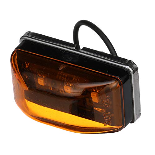 Seachoice 52561 LED Stud Mount Side Marker/Clearance Light Amber