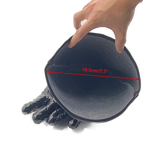Holdwin Rubber Sandblaster Gloves For Abrasive Blasting Be Used On Sandblast Cabinet Sand Blasting Gloves With Particle #TOP4