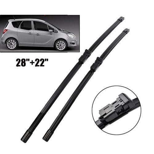 Essuie-glace avant Opel Meriva B sans traces balais de pare-brise anti-bruit - 3