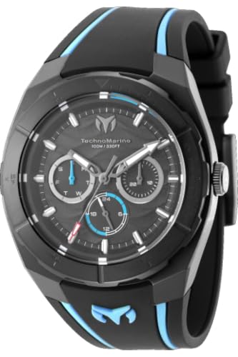 Invicta TECHNOMARINE Cruise Men 43.00mm Stainless Steel Grey Black dial VH63 Quartz