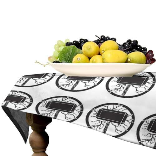 Nappe Viking impression 3D nappe rectangulaire cuisine salle à manger couverture table durable