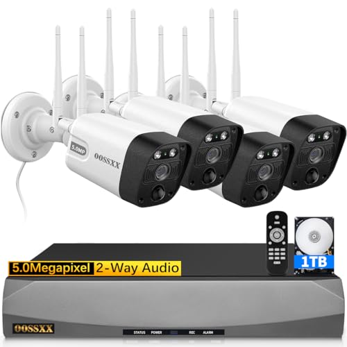 【2019 Nuevo】Sistema de Cámara Inalámbrica de Seguridad Interior/Exterior, 8 Canal 1080P NVR...