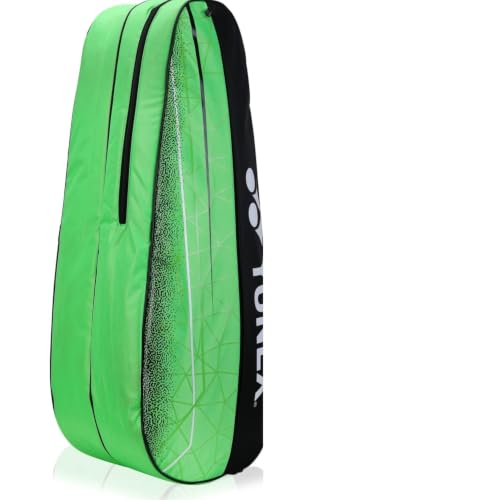 Image of YONEX ACE2 Badminton Racquet Kit Bag | Durable Sports Racket Bag with Spacious Compartments | Lightweight & Comfortable Carry (Jet Black /Lime Punch)