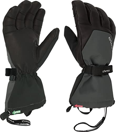 CAMP Guanti da Arrampicata su Ghiaccio Geko Ice Evo, Black-Grey, M - immagine 1
