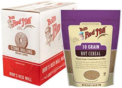 Whole Grain 10 Grain Hot Cereal Bob's Red Mill 25 Pack of 4, 100 Ounce