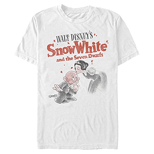 T-shirt Disney blanc grand confort en taille XL avec motif graphique