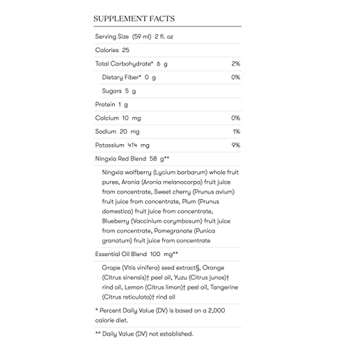 Young Living Ningxia Red Dietary Supplement - Antioxidant Drink - 1 Liter, 2 Pack #TOP1