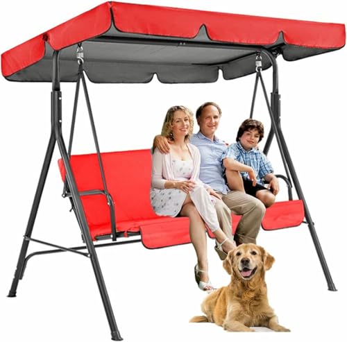 Reemplazo del dosel de asiento de swing de jardín con techo impermeable para hamaca 2