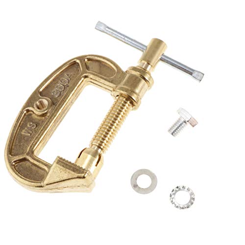 Welder Ground Clamp C-Style, Heavy Duty Copper Welding Earth Clamping for Welder Machine