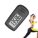 Pedometro – ABS, 5 x 2,6 x 1 cm, sensore avanzato, ampio display LCD, accurato passo per uomini, donne, bambini, anziani, passeggiate, corsa, attività quotidiane