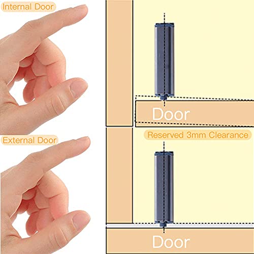 Dual Cabinet Door Push to Open Latch Magnetic Touch Latches for Cabinets Heavy Duty Spring Loaded Magnetic Door Latch for Kitchen Drawer Door Closures 2 Pack