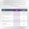 NETGEAR Switch esencial no administrado PoE Gigabit Ethernet de 5 puertos (GS305P) | con 1 puerto 1G y 4 puertos PoE+ 1G a 63W, escritorio o montaje en pared 8