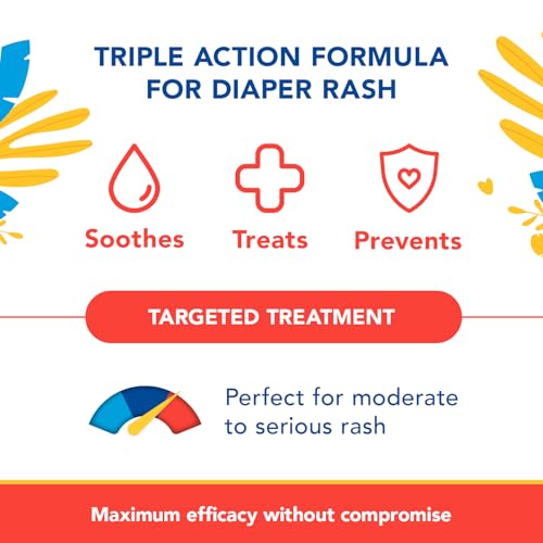 Image of Triple Paste 3X Max Zinc Oxide Diaper Rash Ointment, 12oz Jar - Maximum Strength Diaper Cream for Sensitive Skin