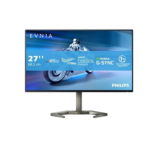 PHILIPS Evnia 27M1N5500ZA - 27 Zoll QHD Gaming Monitor, FreeSync Premium (2560x1440, 170 Hz, 1 ms, DisplayPort, HDMI, USB Hub) schwarz