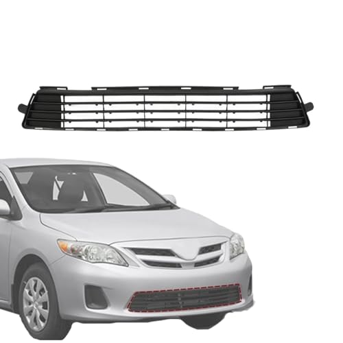 Front Bumper Lower Grille Compatible With Toyota 2011 2012 2013 Corolla Sedan (Base CE LE S L XRS) Front Bumper Grill Center