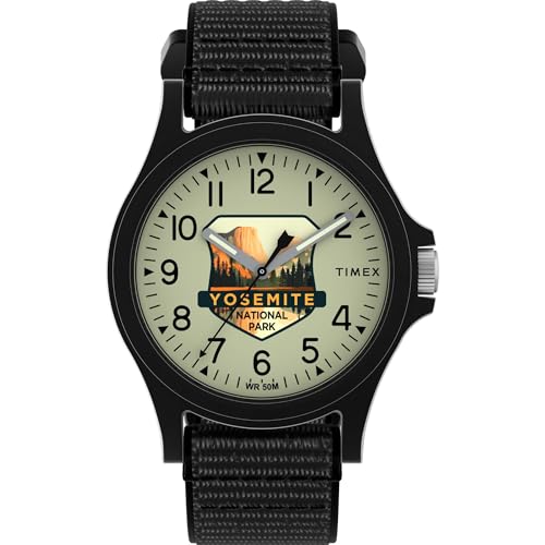 Montre analogique Timex TW2Y58900JT en tissu pour le quotidien et les loisirs extérieurs