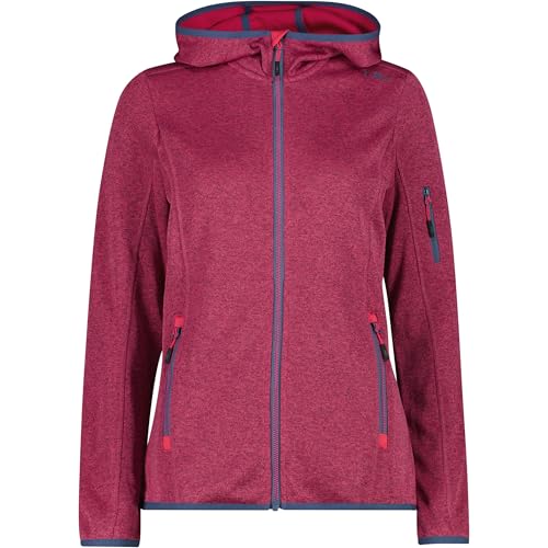 Veste hoodie en maille tricot pour femme grand confort thermique taille XXL magenta