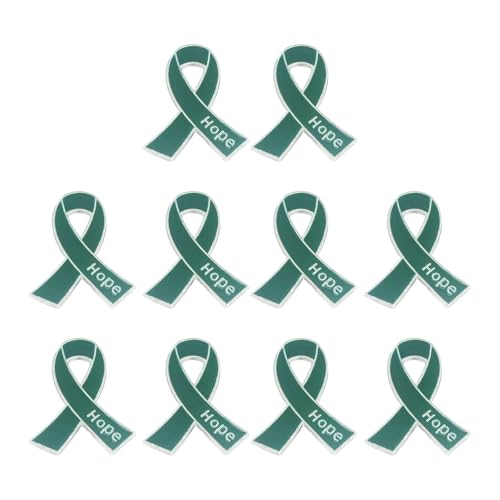 Versatile Ribbon Inspired Hope Brooch Pin with Sturdy Alloy Materials Letter Pin Accessory for Individualized Styling Elegant Ri