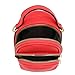 FashionPuzzle Two Compartment Phone Crossbody Mini Bag (Coral)