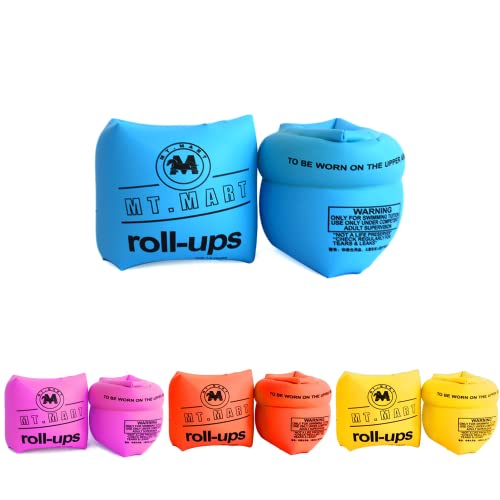 8 Pack Swim Arm Bands,Swimming Inflatable Armbands Arm Rings,Inflatable Arm Floaties,Safety Swimming Float Arm Bands,Floater Sleeves Swimming Rings Pool Accessories For Kids,Toddlers And Adults #TOP11