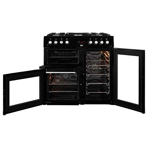 Beko KDVF90K 90cm Dual Fuel Range Cooker - Black