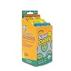 Scrub Daddy Scour Pads - Scour Daddy - Multi-Surface Scouring Pad, Absorbent, Durable, FlexTexture Sponge, Soft in Warm Water, Firm in Cold, Scratch Free, Odor Resistant, Easy to Clean 3ct (Pack of 2)