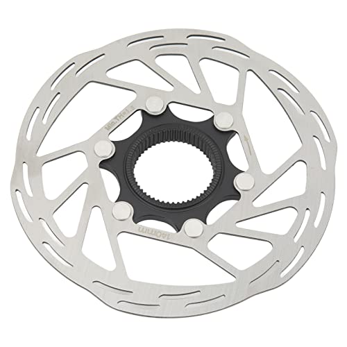 VGEBY Bike Brake Rotor, 140mm Mountain Bike Center Lock Disc Rotor with 6 Stainless Steel for Cycling Mountain Bike,MTB,BMX