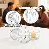 Zoom IMG-2 12 mini portacandele votivi vetro