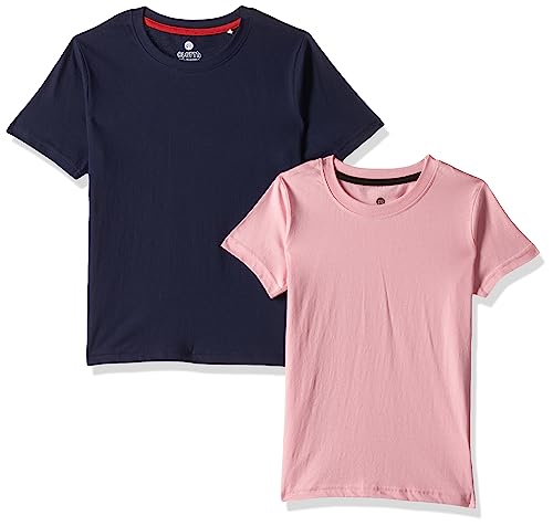 Image of Boys Plain T-Shirt Cotton Rich | Round Neck Half Sleeve Kids Tee | Ultra Soft Bio-Washed Fabric | Comfortable Stylish