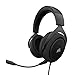 Price comparison product image Corsair HS50 Stereo Gaming Headset (Unidirectional Noise Cancelling, Optimised Unidirectional Microphone, On-Ear Control with PC, Xbox One, PS4, Nintendo Switch and Mobile Compatibility) - Carbon
