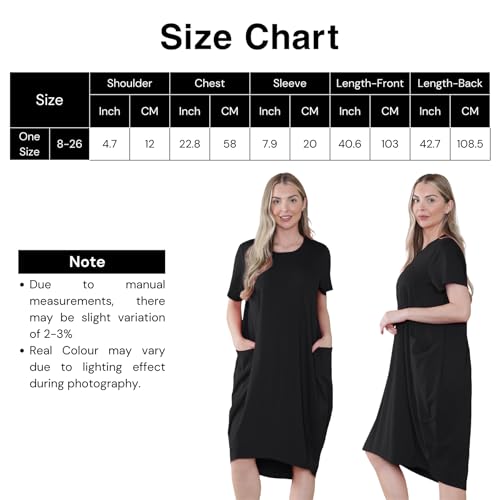 Robe italienne à manches courtes ample pour masquer les rondeurs avec style - 5