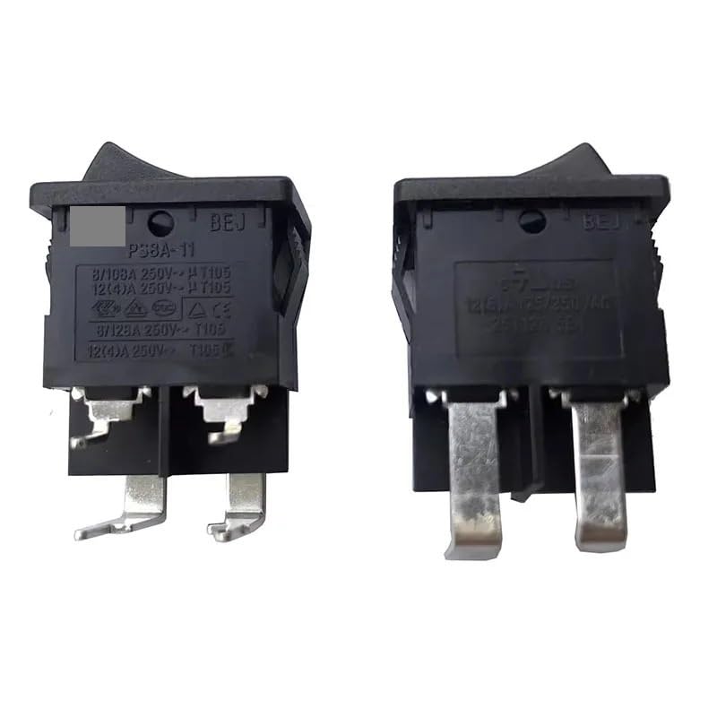 Interrupteur haute température T105 PS8A-11 avec contacts coudés à 90 degrés 12A