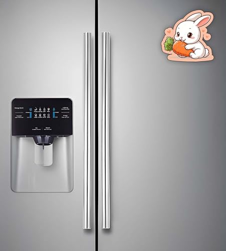 Image of Gift Me Bazar Wooden Rabbit Cartoon Fridge Magnet for Decoration | Fridge Magnets for Refrigerator & Almirah Decor | Home, Kitchen and Office Decoration Multicolor (Design 5)
