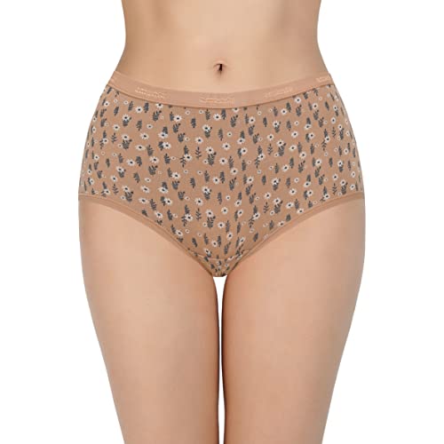 Image of Amante Printed Cotton Full Brief Panty Pack(Pack of 3)