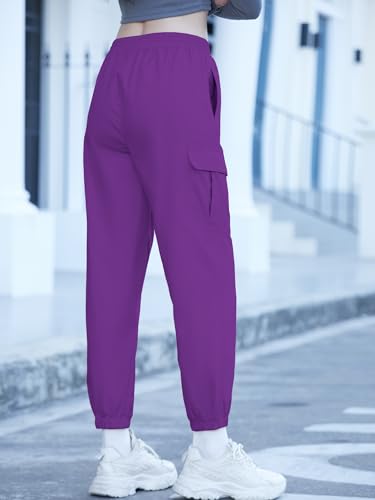 Image of SANGTREE Girls & Womens Drawstring Cargo Jogger Pants,3 Years - Women 3XL