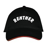 Sol's / Fassbender-Druck Basecap mit Rentner Bedruckt (Rentner Schwarz)