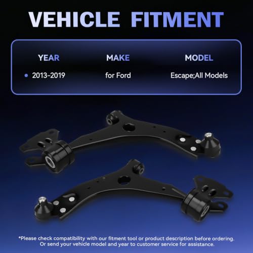 IRONTEK 2pcs Front Lower Suspension Kit for Ford Escape 2013-2019 by IRONTEK - Used condition - Image 3