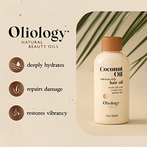 Oliology-Coconut-Hair-Oil-Lightweight-Formula-Helps-Repair-Distressed-Hair-Caused-by-Heat-Styling-Chemical-Treatments-Mends-Split-Ends-Controls-Frizz-Made-in-USA-Paraben-Free-4oz