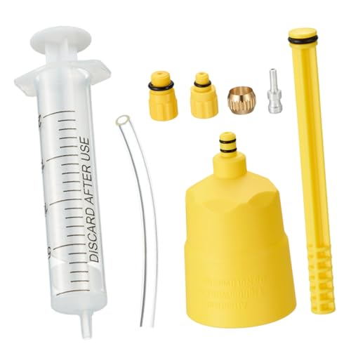 OSOLADY Bike Hydraulic Disc Brake Bleed Tool Kit Essential and Road Bike Brake Bleeding System with Mineral Oil Fluid Lightweight and Easy to Use Maintenance Accessory