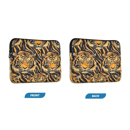 Funda para portátil de 13-14 pulgadas impermeable con diseño Tiger miniatura 2