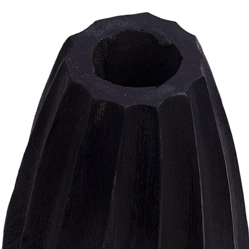 Decorative Wooden Vase for Living Room Home Office Farmhouse Coffee Table Decor Accent Modern Boho Rustic Minimalist Tabletop Large Floor Centerpiece Mango Wood Flower Bud Vases, 10 Inch Tall, Brown - Image 6